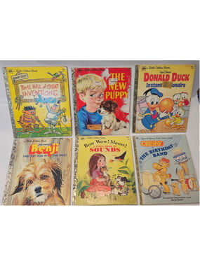 Little Golden Book Collection Set of 6 Books